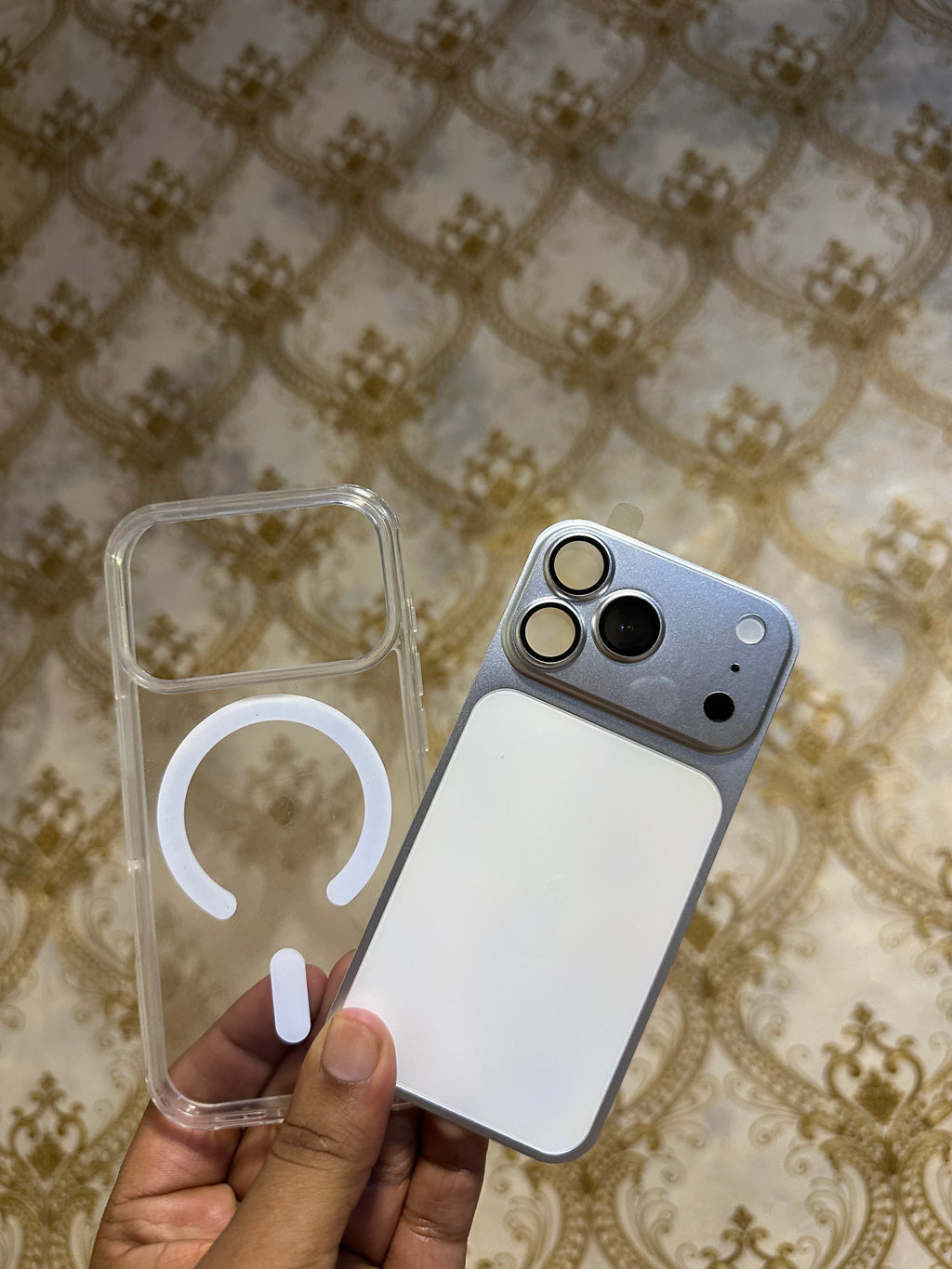 IPHONE CONVERTER WITH METAL BACKSHEET & TRANSPARENT COVER