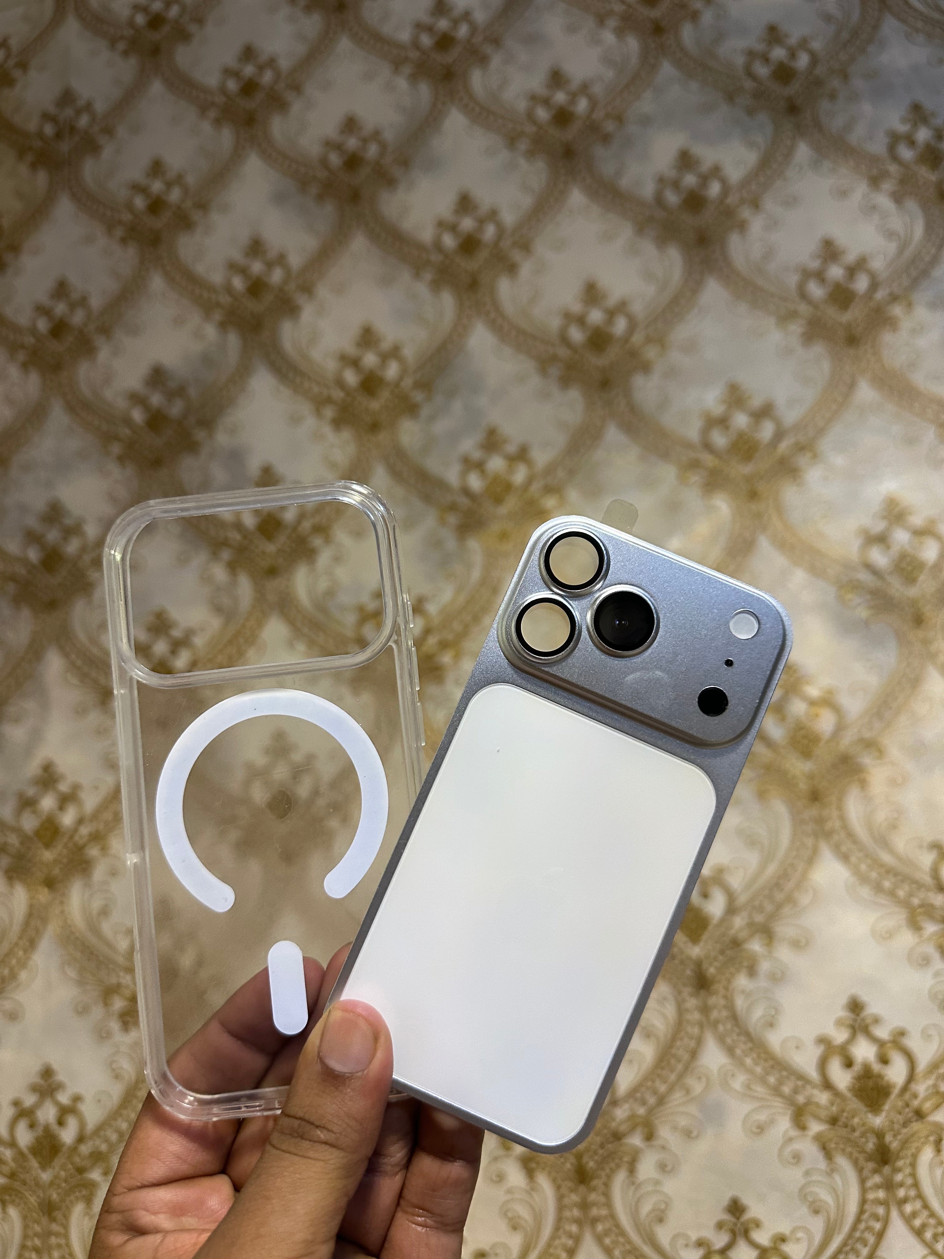 IPHONE CONVERTER WITH METAL BACKSHEET & TRANSPARENT COVER