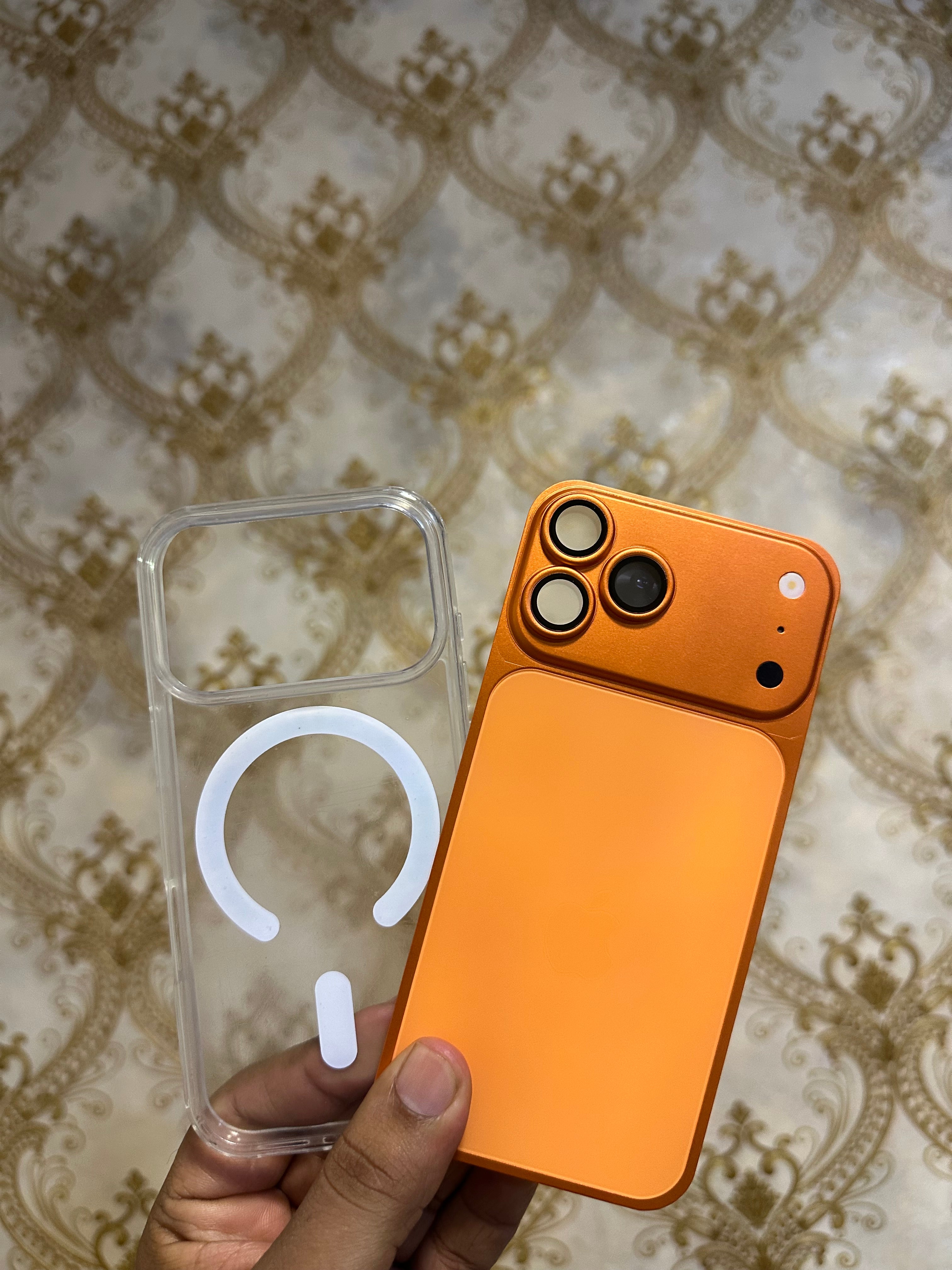 IPHONE CONVERTER WITH METAL BACKSHEET & TRANSPARENT COVER